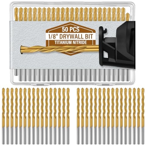 Drywall Bit - Titanium Nitride 50 Pcs 1/8"