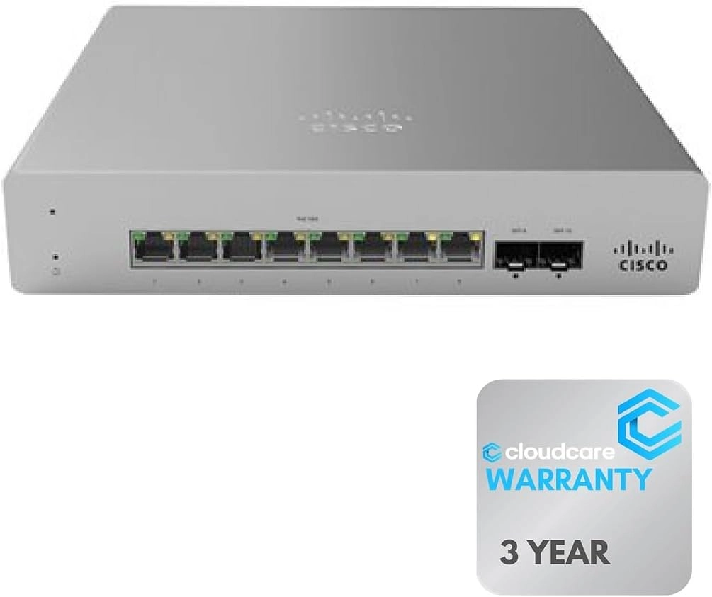 Meraki & Cloud Care Warranty MS120-8FP - 8-ports