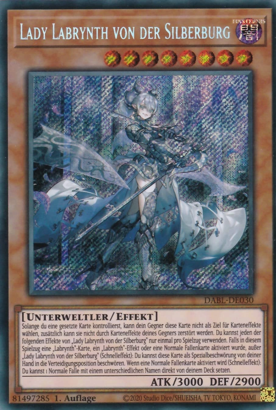 KNMI (Near Mint) Lady Labrynth von der Silberburg - Secret Rare German Set