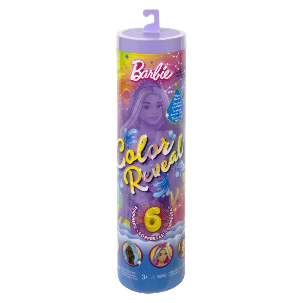 Barbie Color Reveal Rainbow Galaxy Series - Ages 3+
