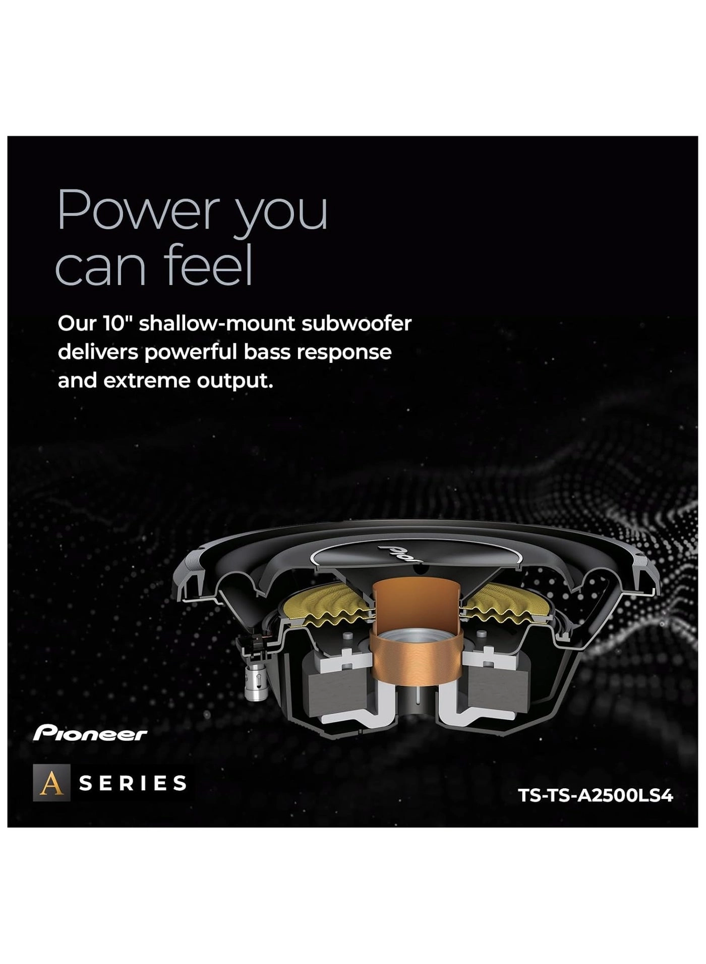 TS-A2500LS4 - 10 inch Shallow Mount