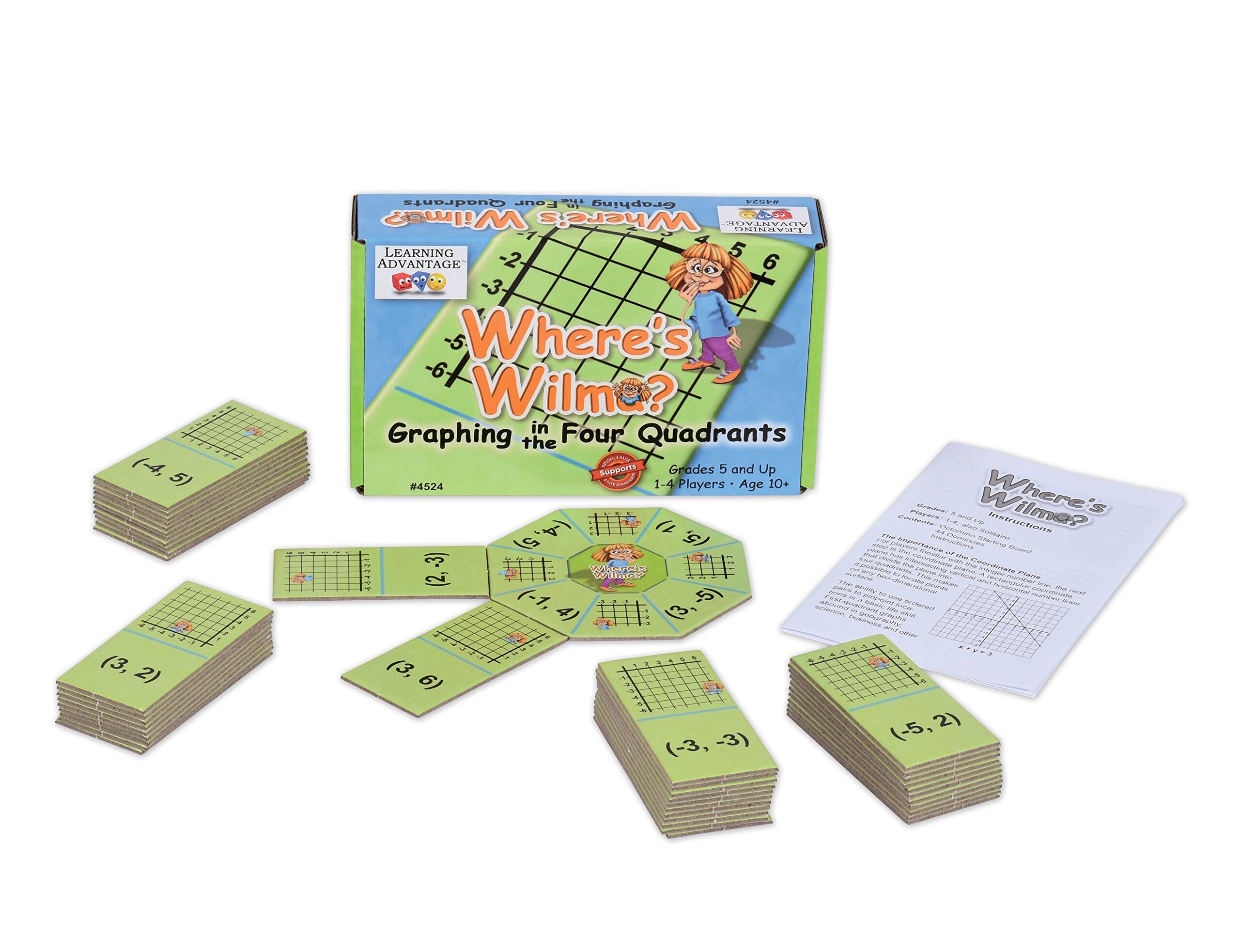 Learning Advantage 4524 Wheres Wilma Game - Grade 5