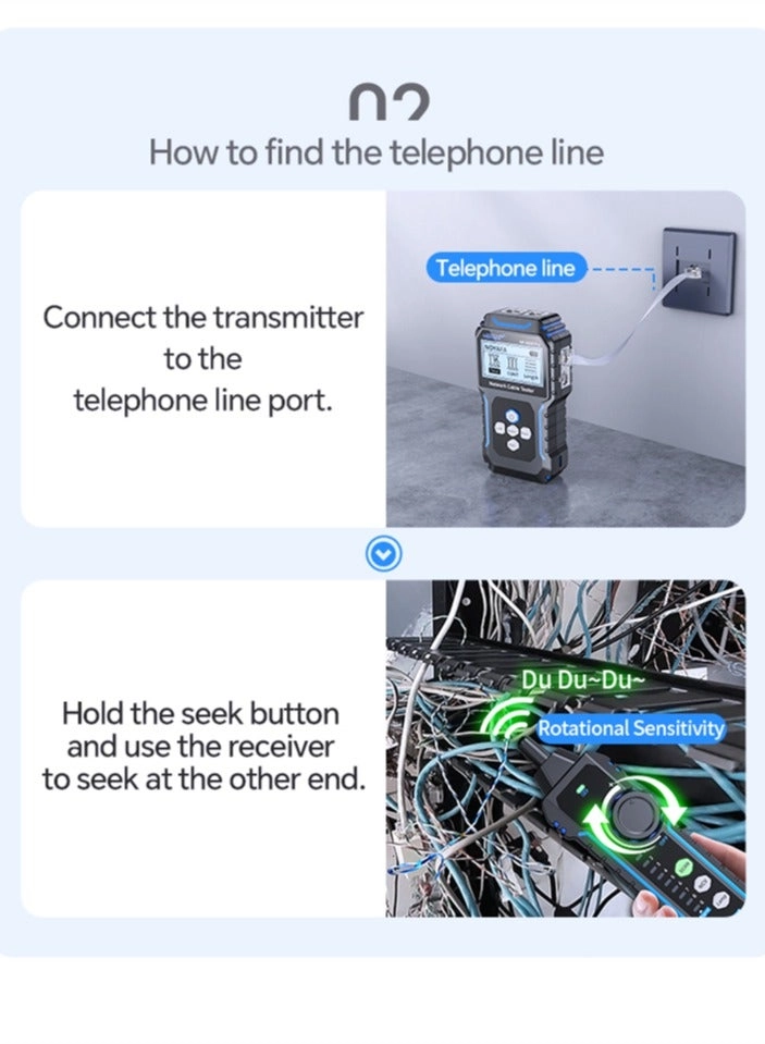 NF-8209Pro - Network Cable Tester PoE