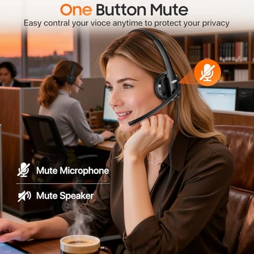 TX-806EB Wired Headset