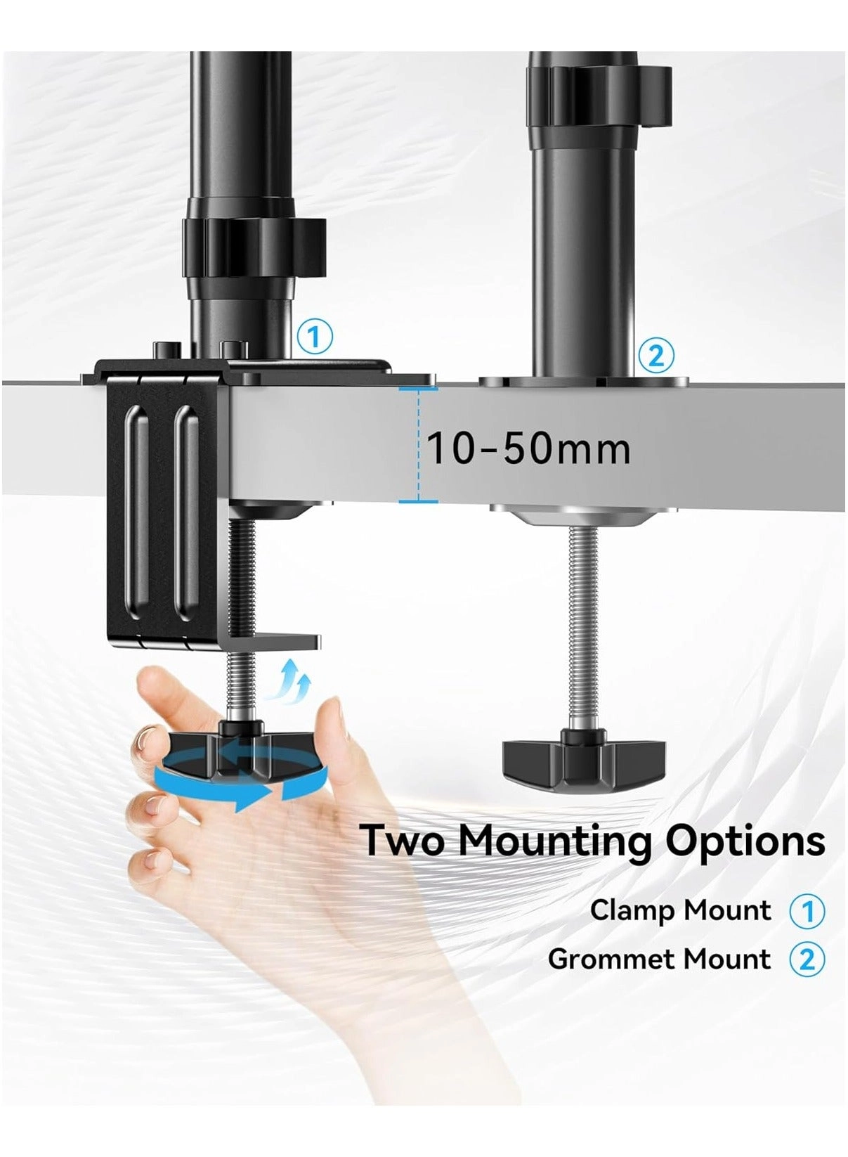 SS02-42DL - Dual 32inch 75x75mm 100x100mm