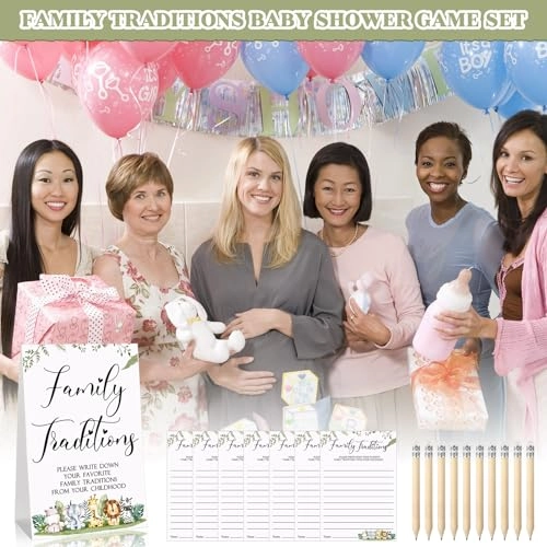 61 Pieces Baby Shower Games - Baby