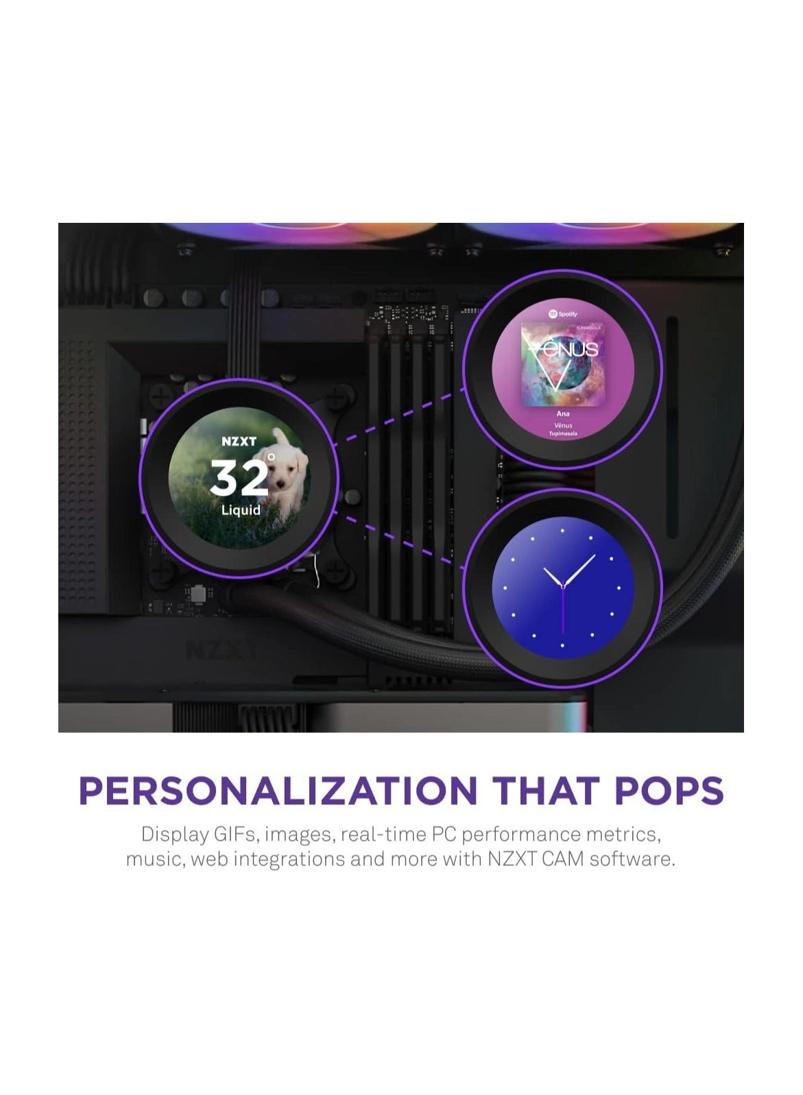 Kraken Elite 360 RGB - three fan(s)