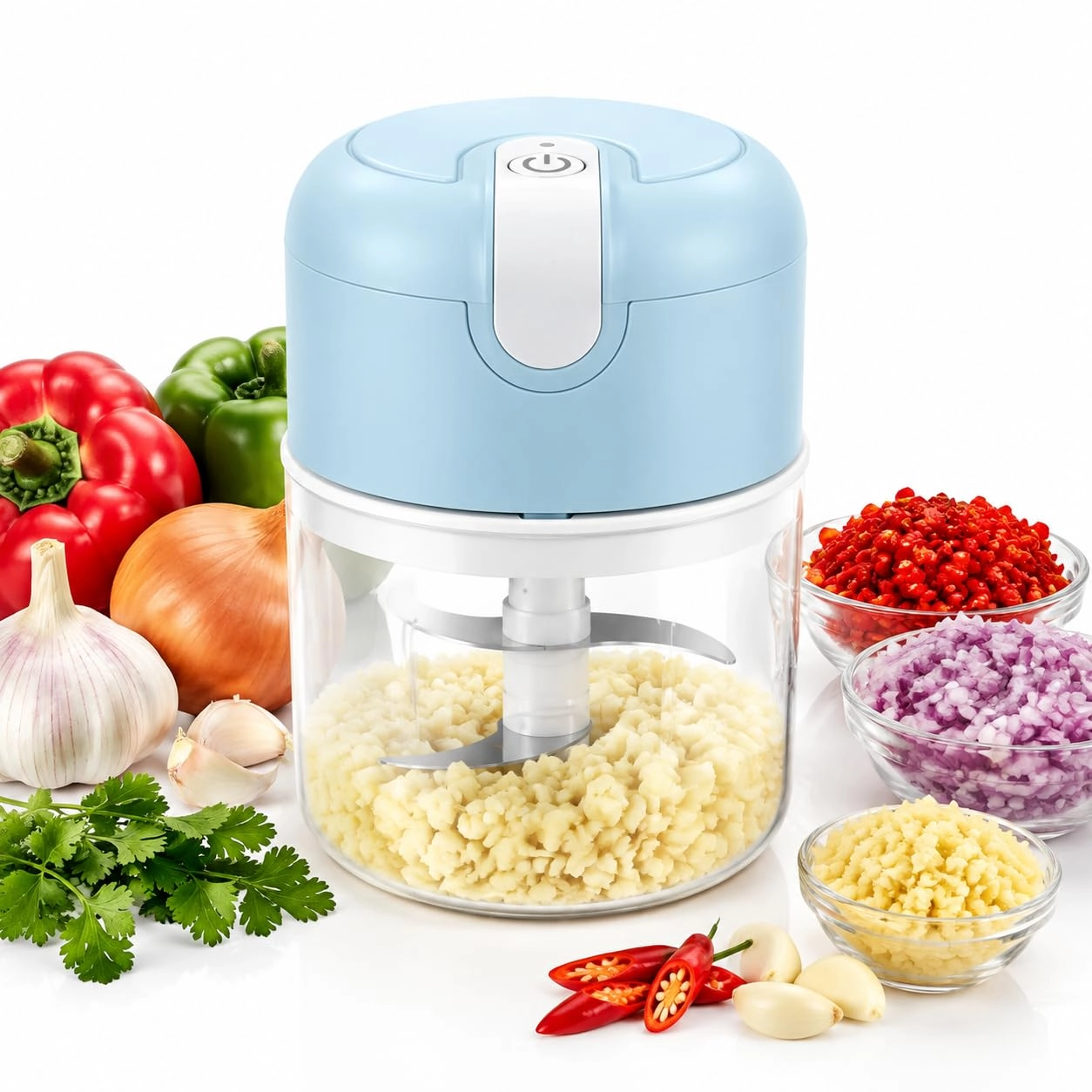 Electric Food Chopper - 250ml USB Charging