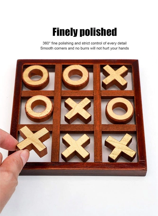 Tic Tac Toe Wooden Puzzle
