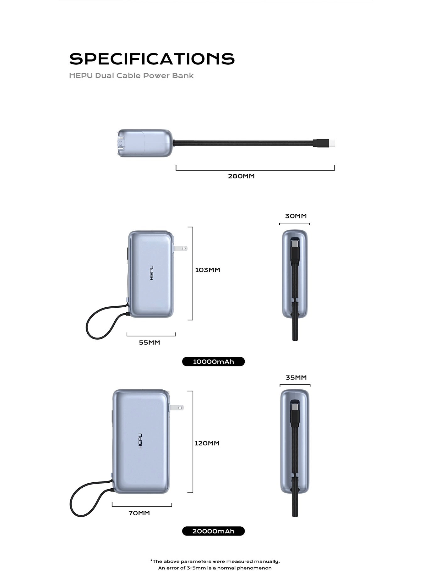 HP-A33 - 20000 mAh 35 W Fast Charging
