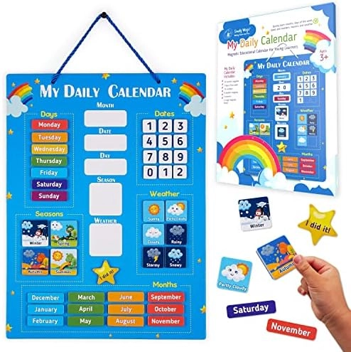 Simply magic My First Daily Magnetic Calendar - 42 pieces