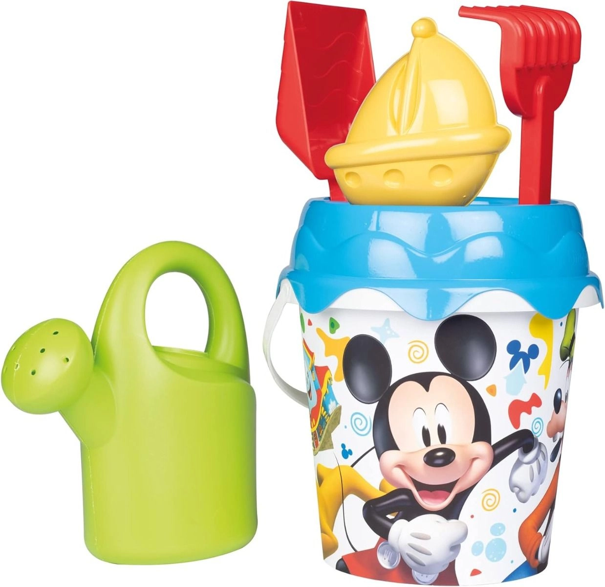 Mickey Sand Bucket - sieve rake shovel watering can boat-shaped mold