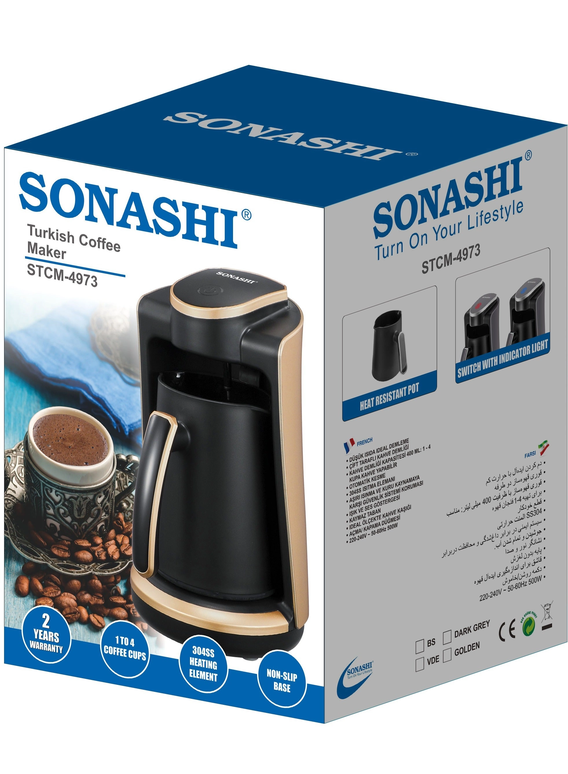 Turkish Coffee Maker STCM-4973