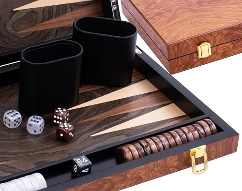 Backgammon - 15-inch Rosewood