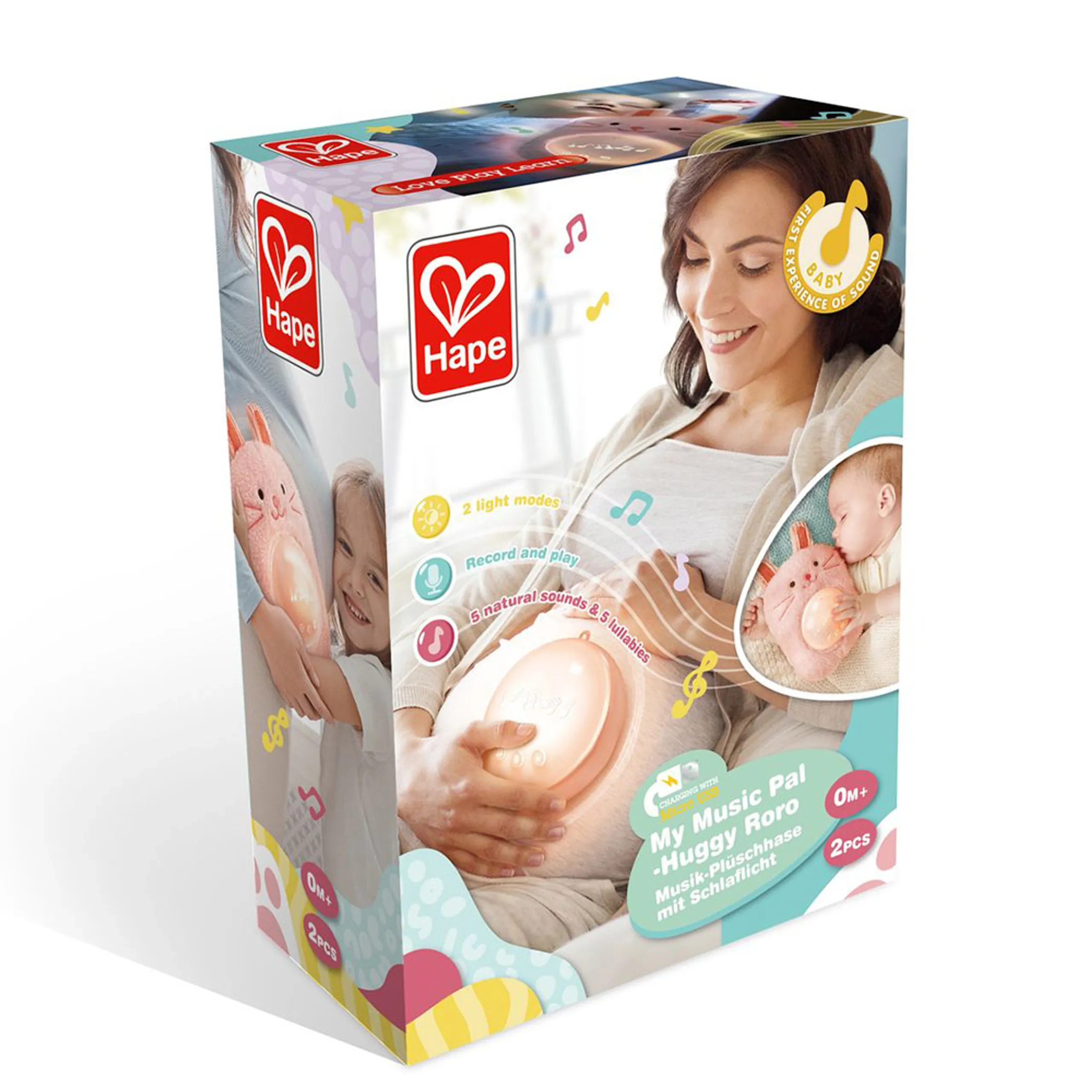 Personalized My Pal Huggy Roro Musical Toy - 0 to 36 months Set