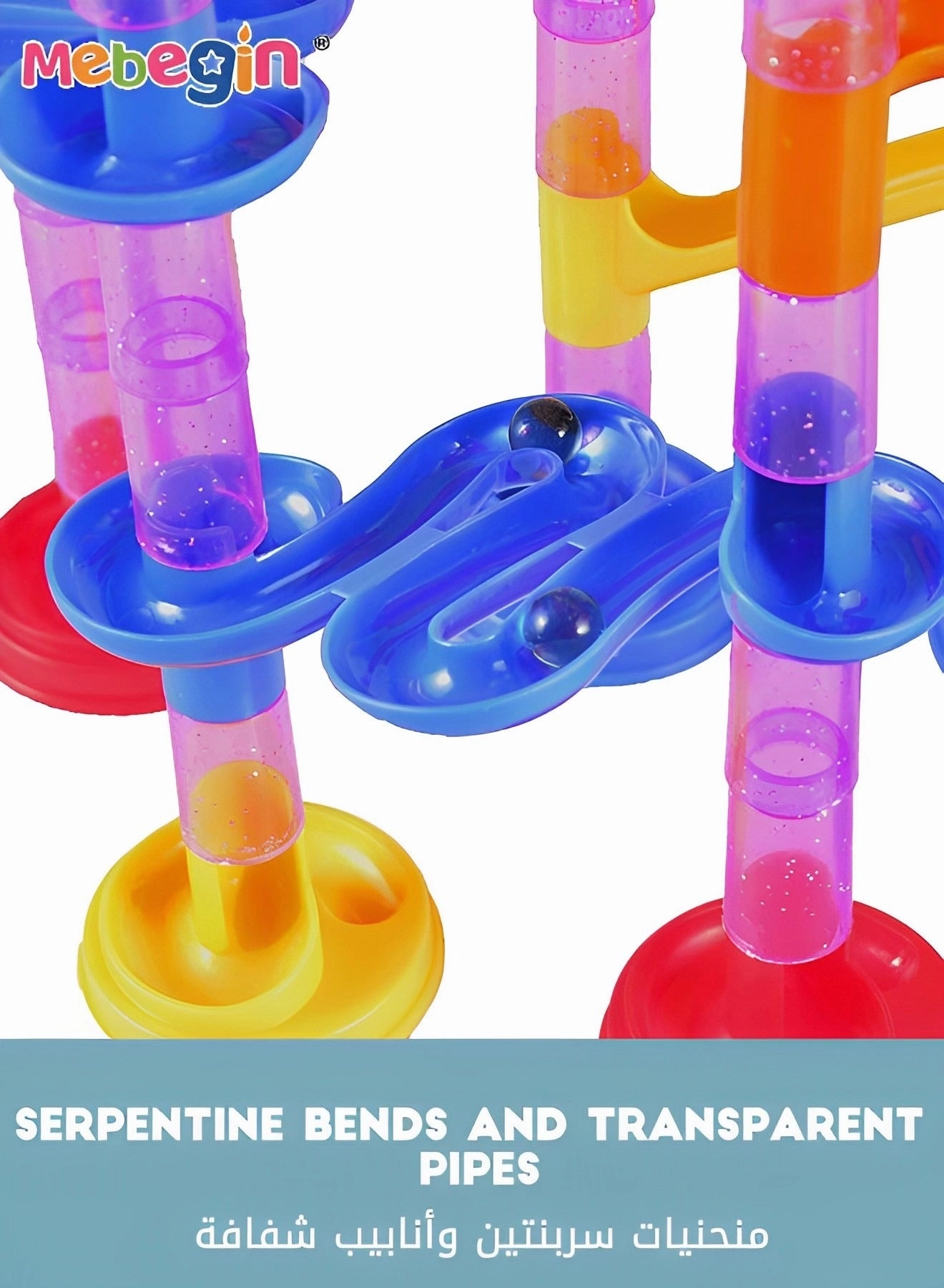 Marble Run Set - Construction 133pcs