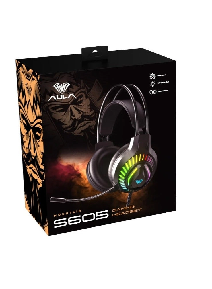AULA S605 Wired Headset