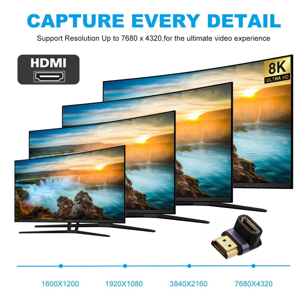 8K HDMI Adapter with Ethernet