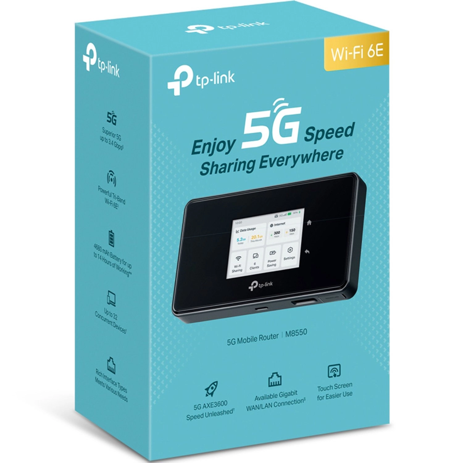 M8550 - 5G IEEE 802.11a/b/g/n/ac/ax 3600 Mbps