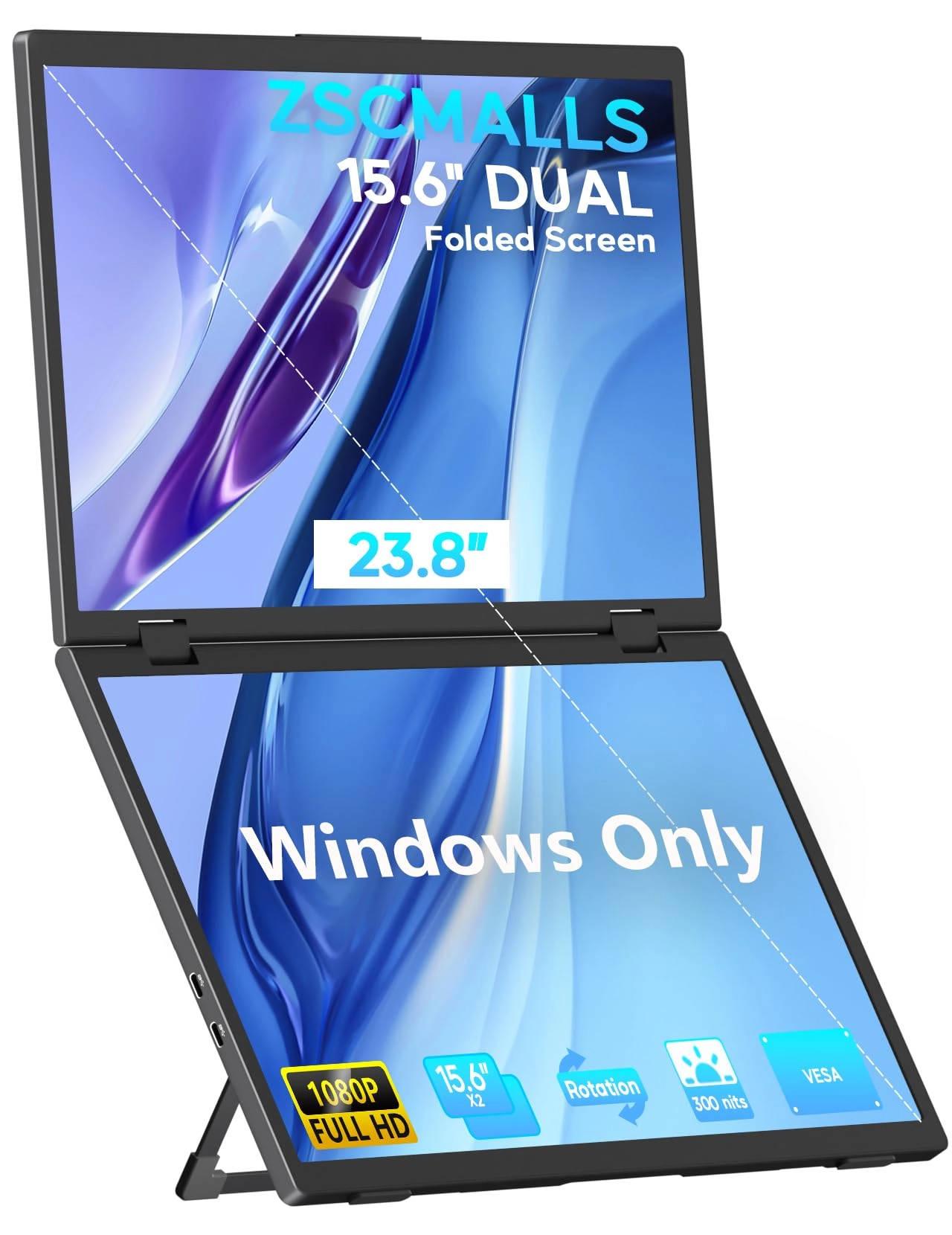 ZSCMALLS 156FHD-DUAL - 15.6" 1920 x 1080