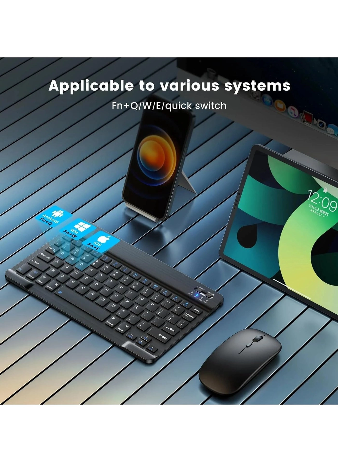 Ultra-Slim Bluetooth Keyboard - Wireless