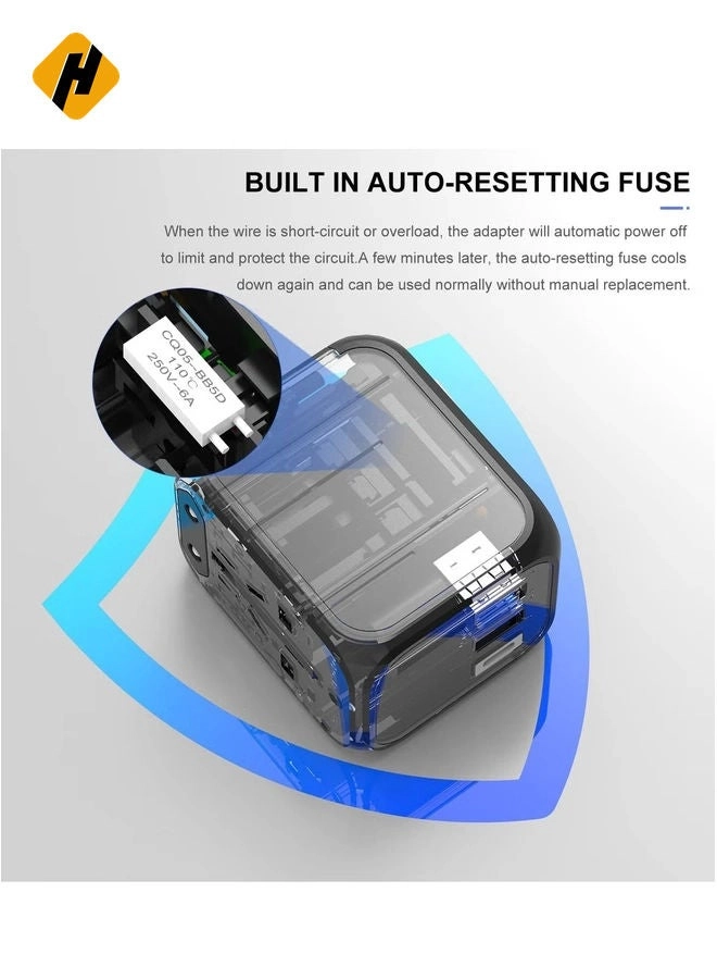 International Power Plug Adapter - Type C|Type E/F