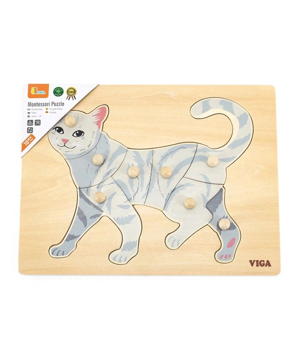 Montessori Puzzle Cat - 3 +