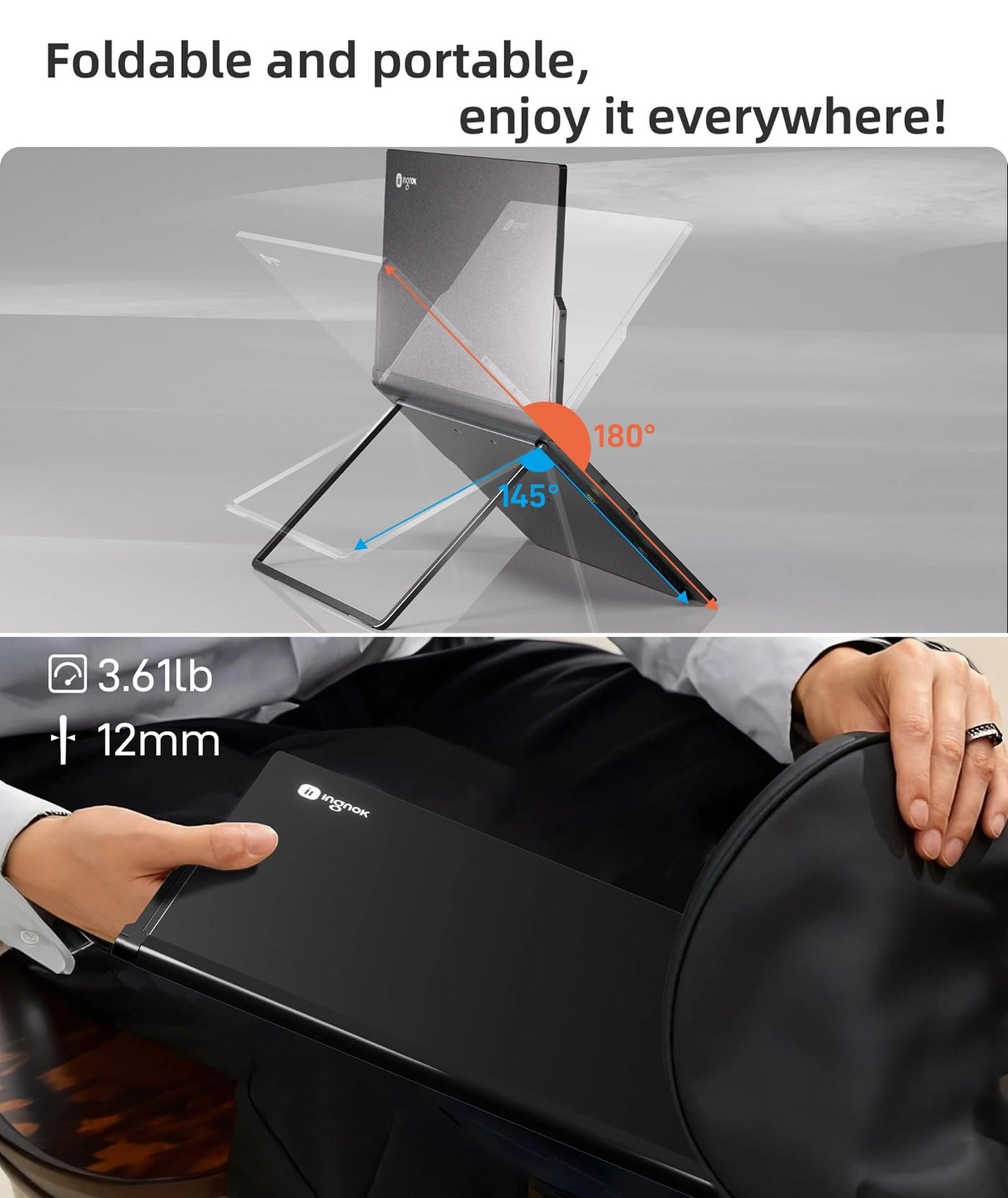 Laptop Screen Extender - 15.6" FHD 1080P
