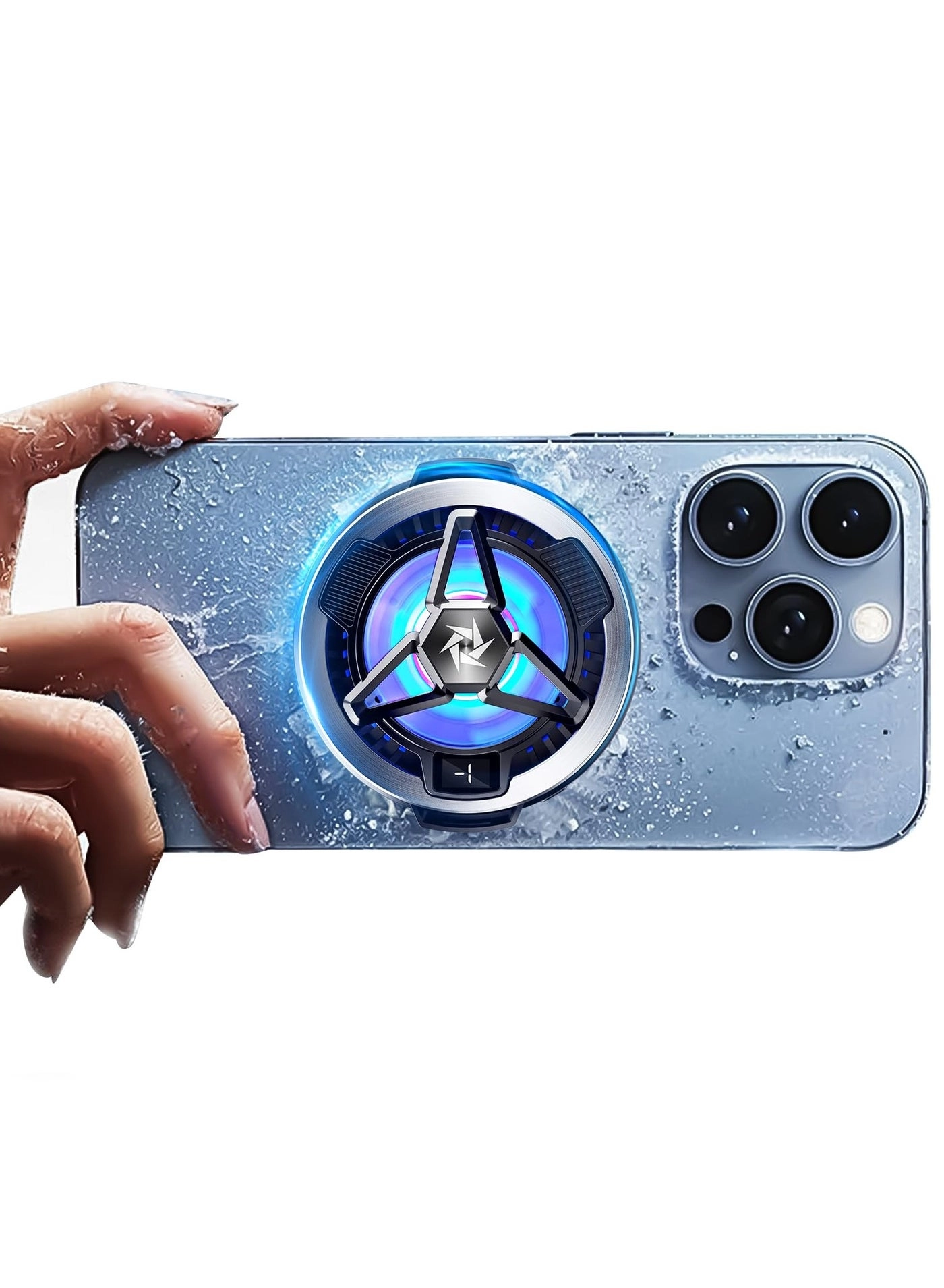 Phone Cooler Fan - Magnetic Built-In Battery iPhone Compatible