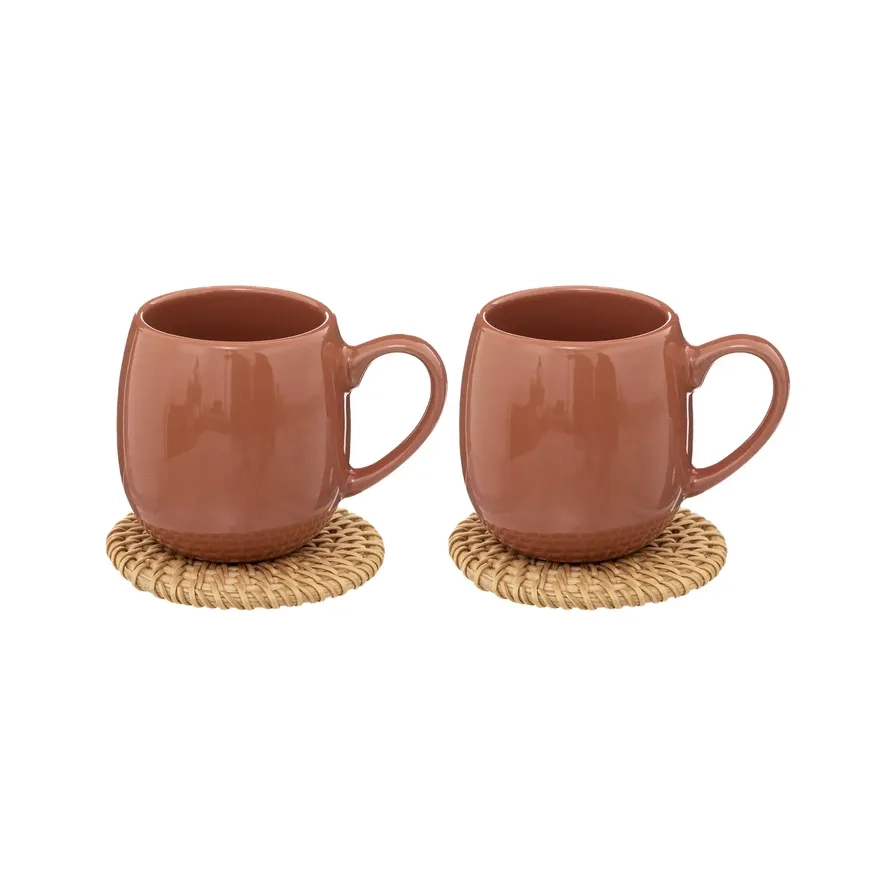 Sagem Alicante Earthenware Mug Set - 0.1 Liter