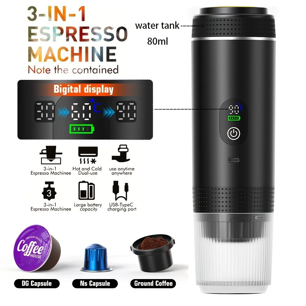 Generic 3-in-1 Portable - Wireless USB-C Self Heating