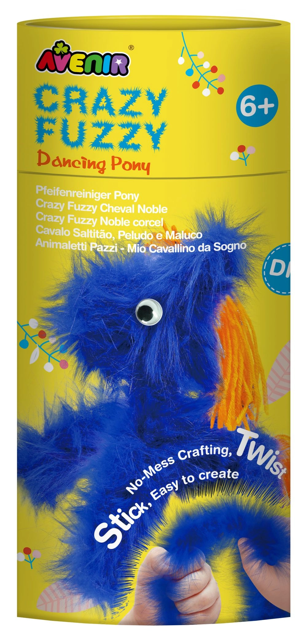 Avenir Crazy Fuzzy Dancing Pony Craft Kit - 6+ years