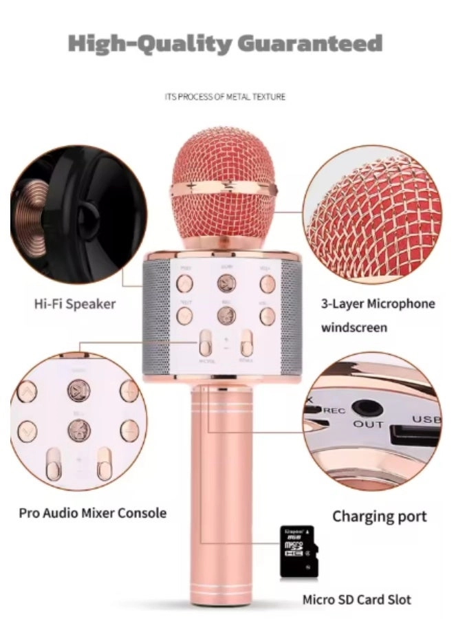 Wireless Bluetooth Karaoke Microphone