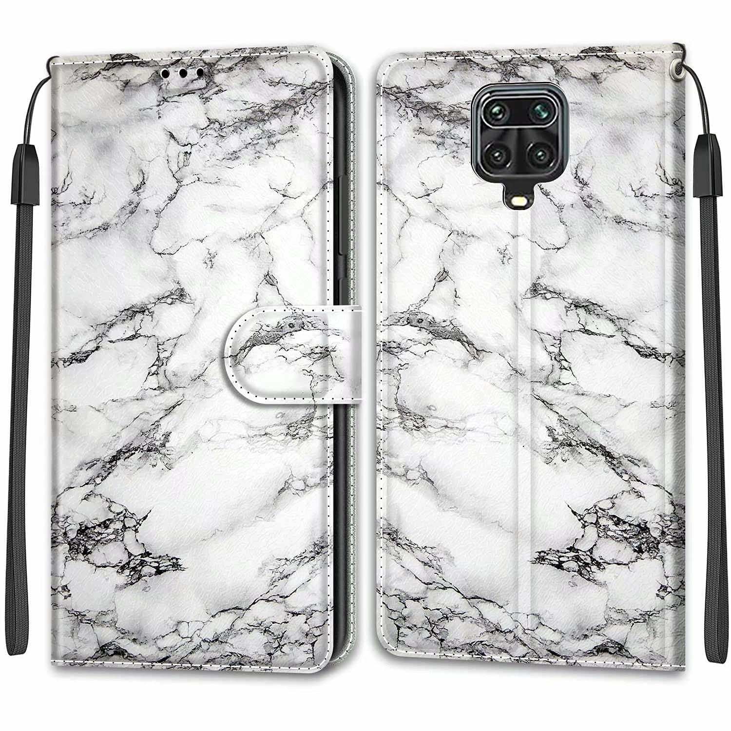 LMFULM Nadoli Wallet Case Folio for Xiaomi Redmi Note 9 Pro