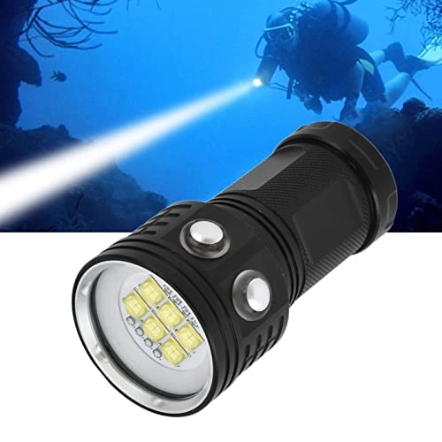 LED Diving Flashlight - 3 Color 7 Modes 328ft