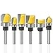 Router Bit Set - 1/4 Inch 6Pcs