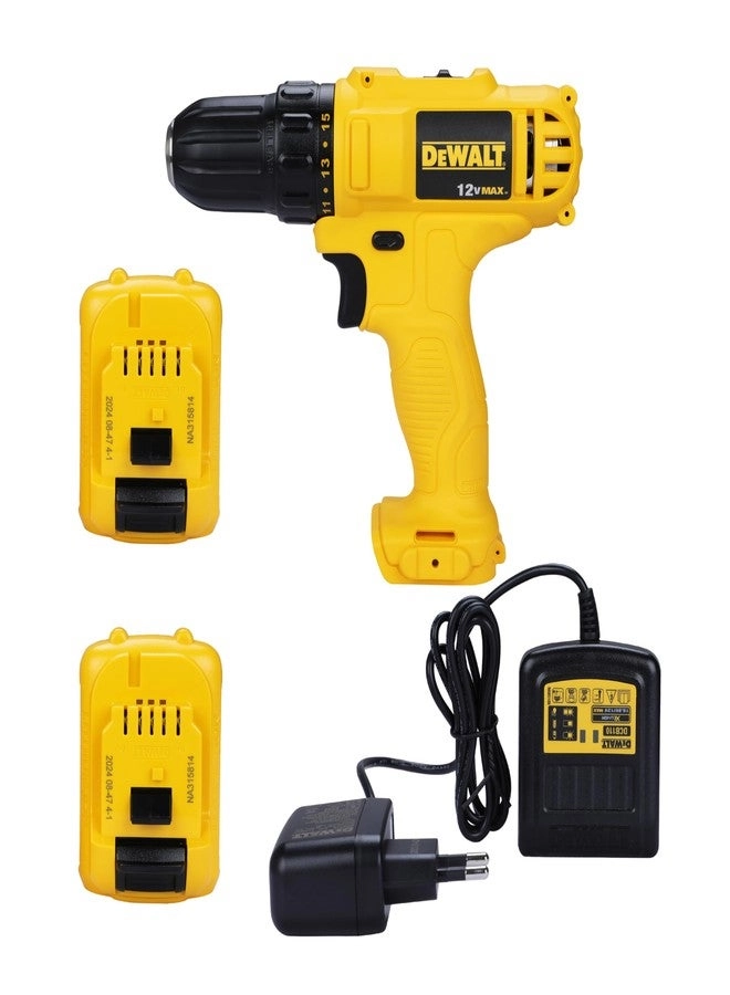 DeWALT DCD700D2 - 12V 10mm Cordless 2x2.0 Ah