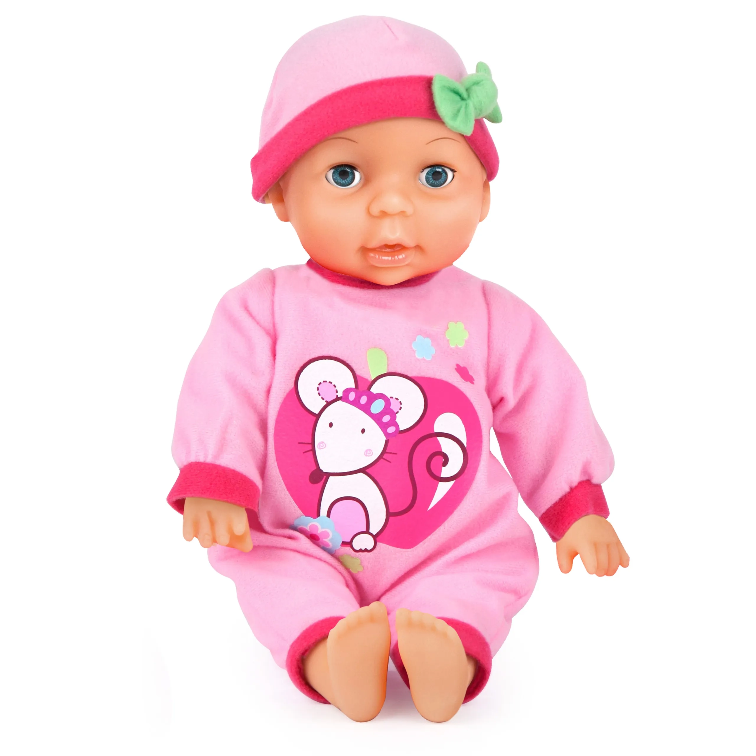 Soft Cuddle Baby Doll - 30 cm Pacifier Bottle Ages 3+