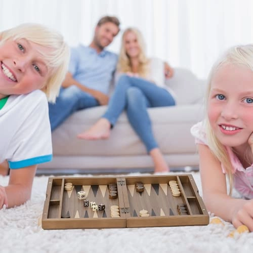 Backgammon Set - Wooden Folding