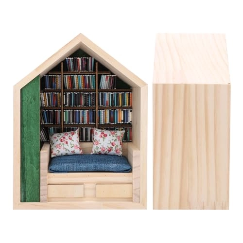 Anxiety Bookshelf - Pine Wood