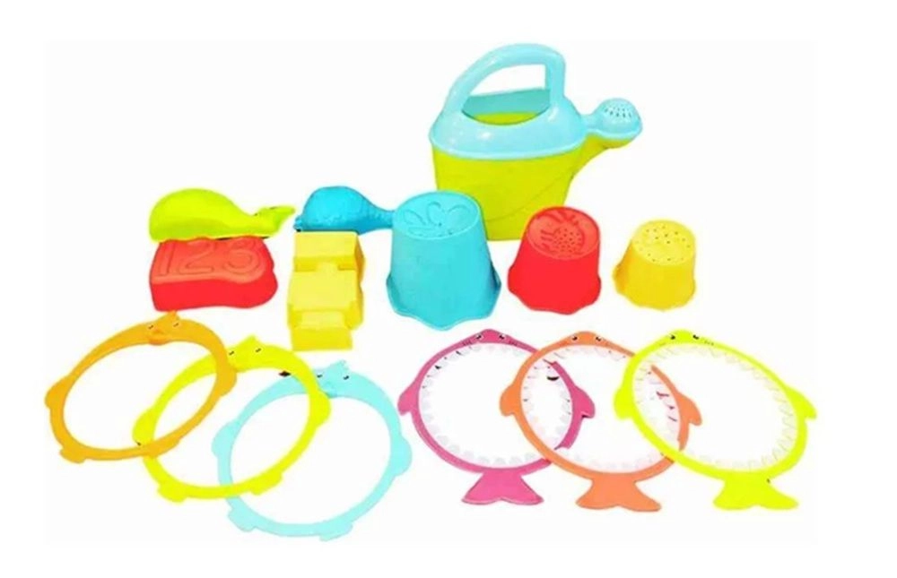 Jawda Beach Toy Set - 15 Pcs Multi Colour
