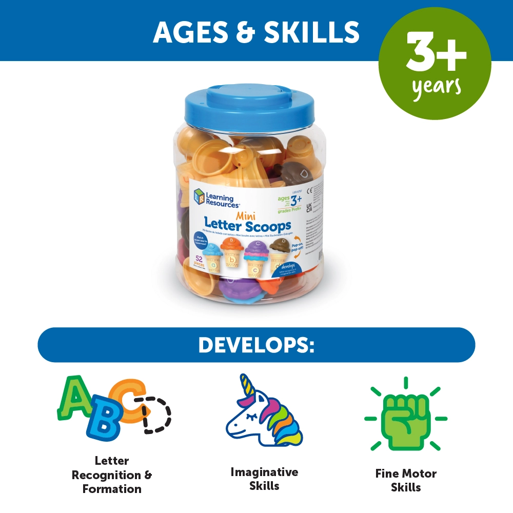 Ice Cream Alphabet Toy Set - 3+ 26 Pcs