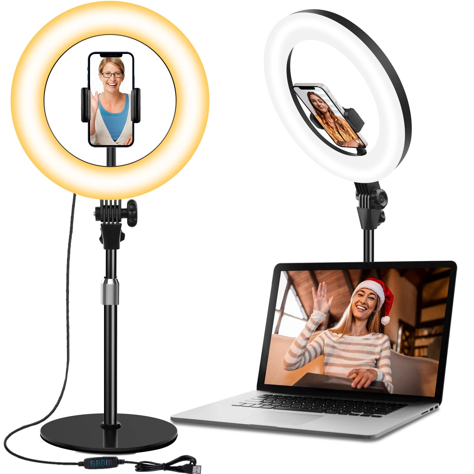 Yarrashop Ring Light - 10.5 Inch Tripod USB Powered