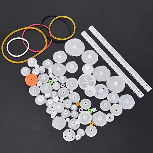 Plastic Gear Set - 75Pcs DIY Robot