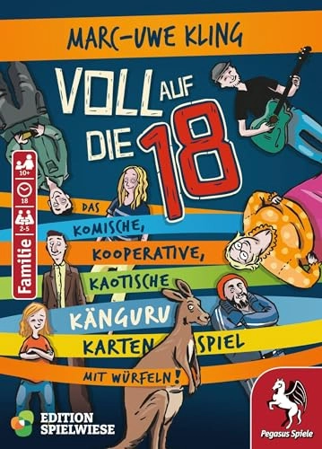 Voll auf die 18: Das Känguru-Kartenspiel (Edition Spielwiese)