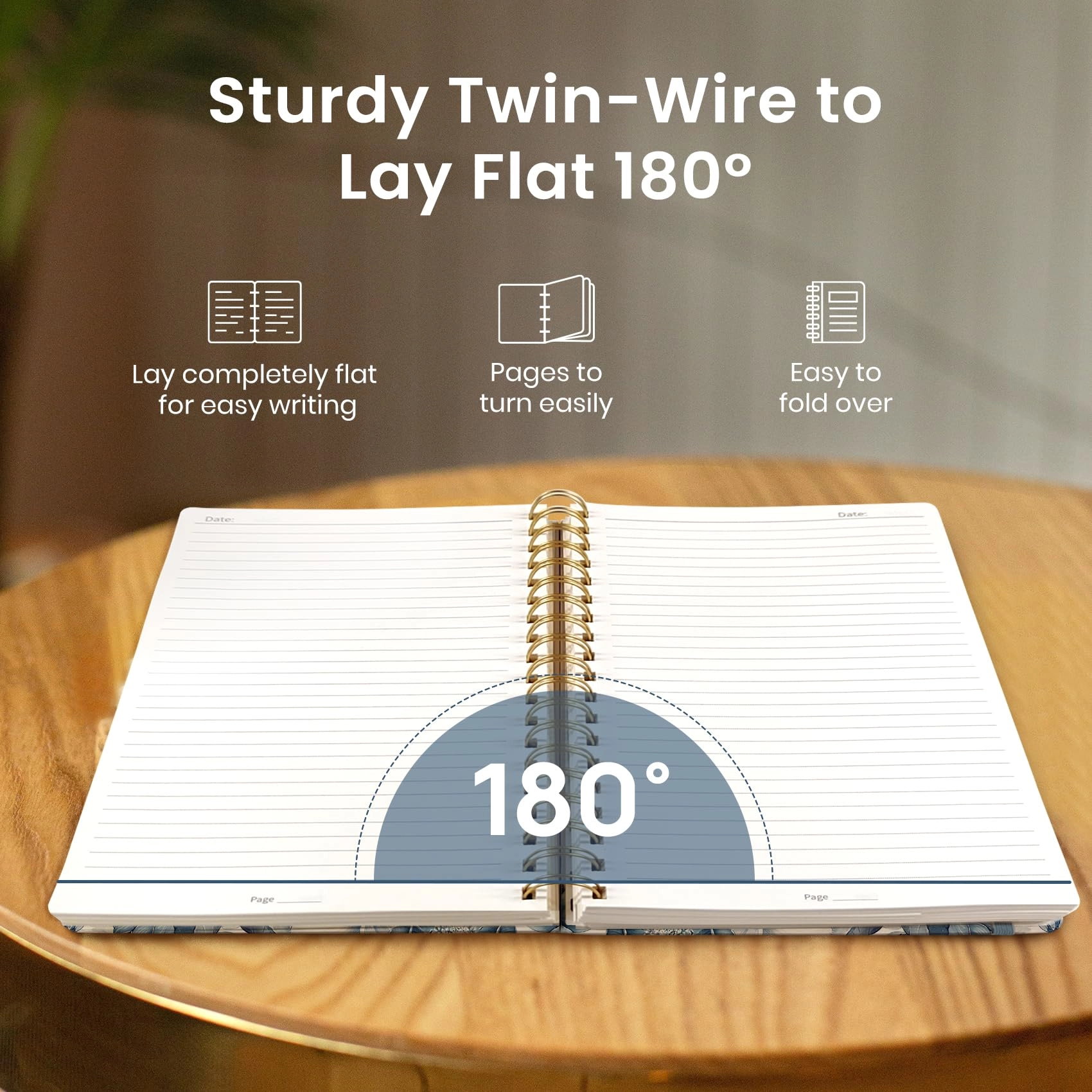 Spiral Notebook B5 Spiral - Lined 300 Pages