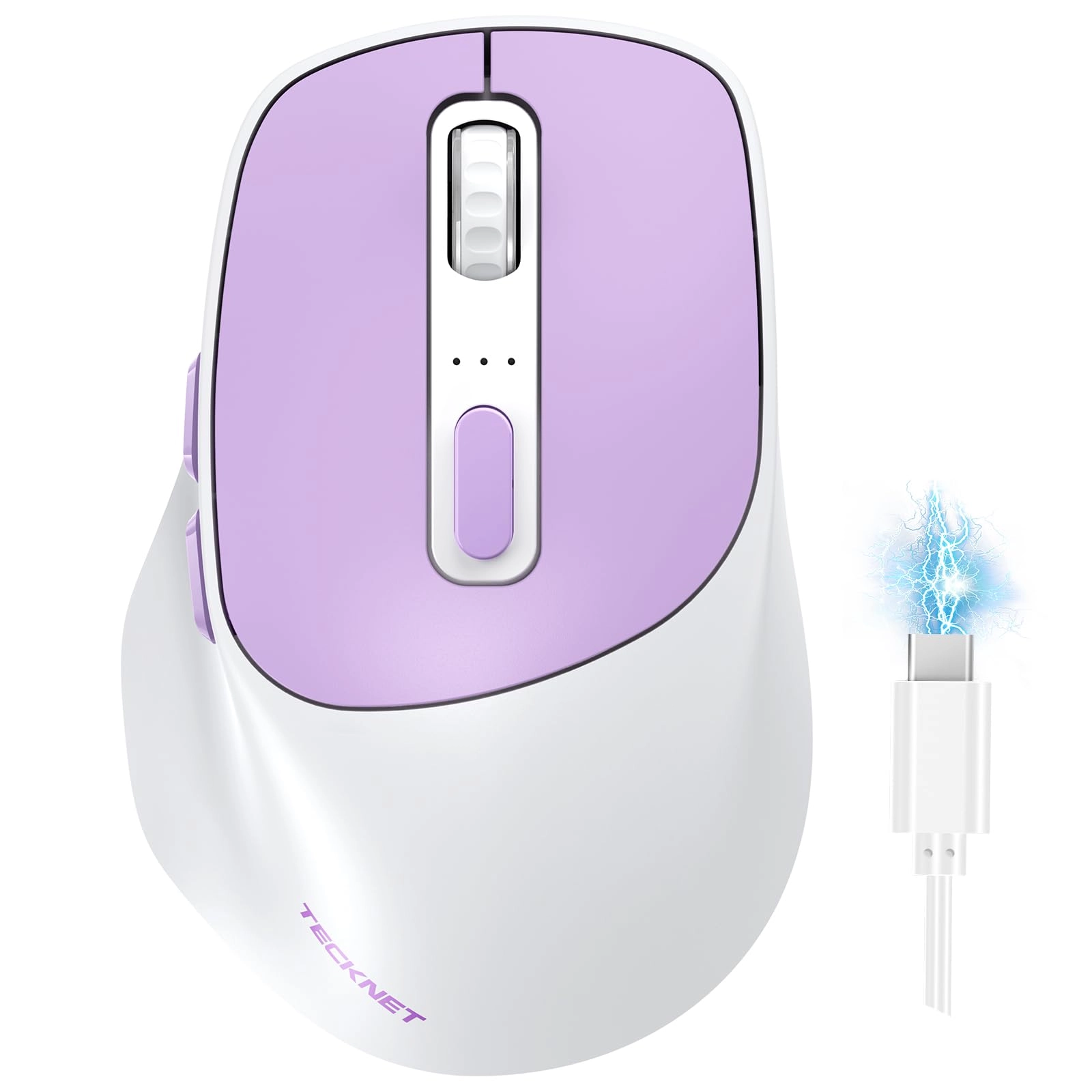 TeckNet 3-Device Wireless Mouse - Bluetooth UAB A
