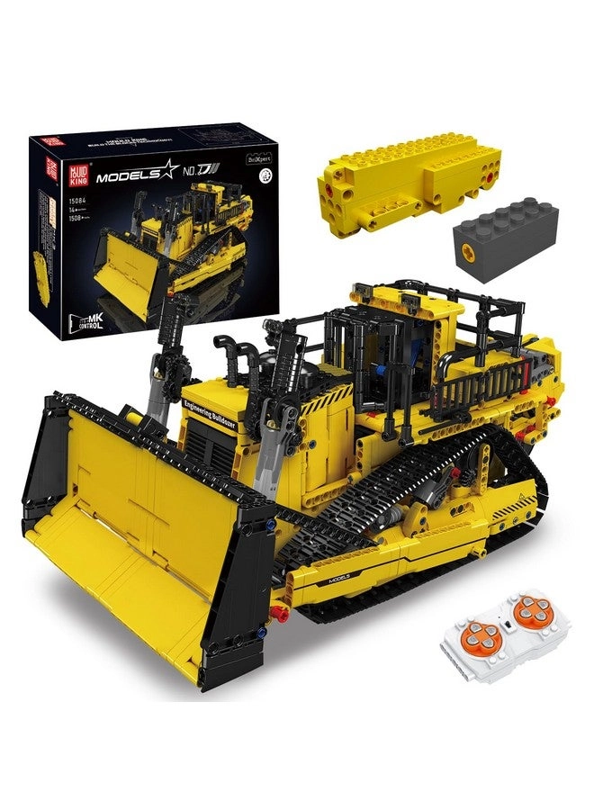 mould king RC Bulldozer - APP Control Motors