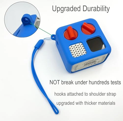 Silicone Case - Blue for Yoto Mini + Card Tabs&Rings - 200 pcs 10 rings