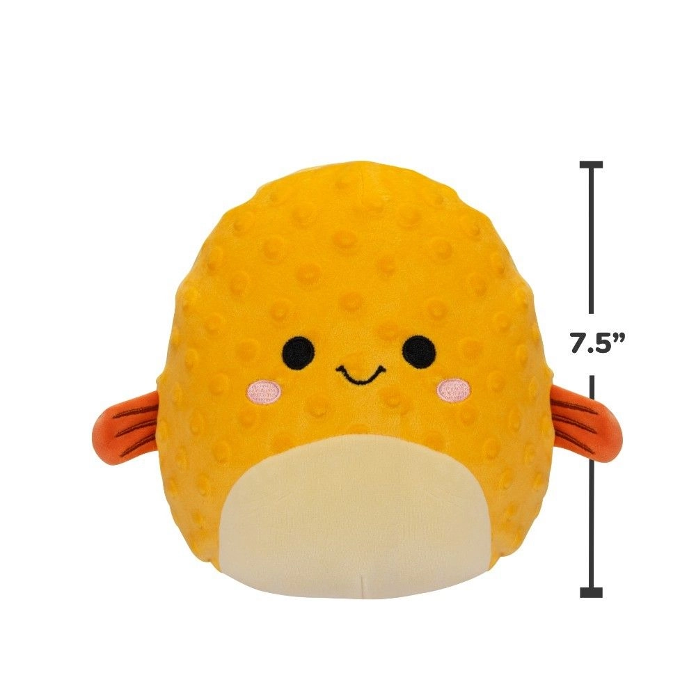 Safa Pufferfish - 7.5-Inch Orange